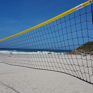 RED VOLEY PLAYA 3 MM LINEA PREMIUM CON CINTA AMARILLA